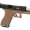 WE G-Force 17 BK Gold Barrel Metal Version GBB Desert OD-TM-10791731000 26031 asgbox.pl