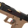 WE G-Force 17 BK Gold Barrel Metal Version GBB Desert OD-TM-10791731000 26031 asgbox.pl