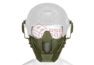 Pirate Arms Warrior Steel Half Face Mask OD - obrazek 4