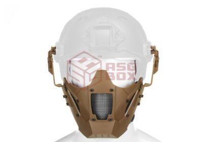 Pirate Arms Warrior Steel Half Face Mask Tan - obrazek 4