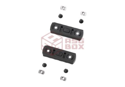 Ares 2.5 Inch M-LOK Rail 2-Pack Black - obrazek 3