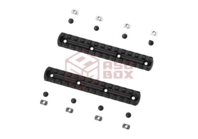 Ares 5.5 Inch M-LOK Rail 2-Pack Black - obrazek 3
