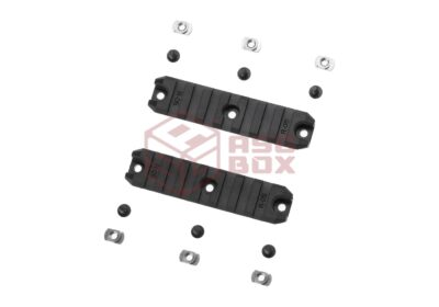 Amoeba 3.5 Inch M-LOK Plastic Rail 2-Pack Black - obrazek 3