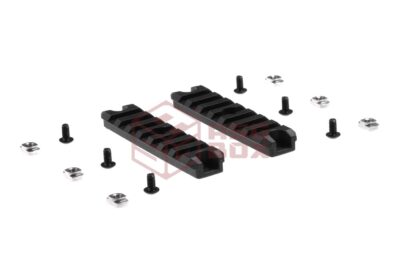 Amoeba 3.5 Inch M-LOK Plastic Rail 2-Pack Black - obrazek 4