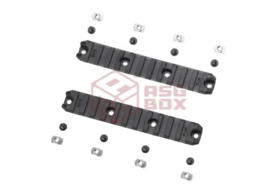Amoeba 5 Inch M-LOK Plastic Rail 2-Pack Black - obrazek 3