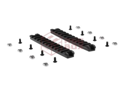 Amoeba 5 Inch M-LOK Plastic Rail 2-Pack Black - obrazek 4
