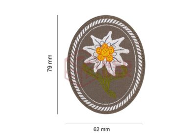 Clawgear Edelweiss Patch Oval Multicolor - obrazek 4
