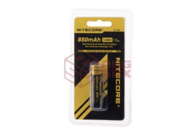 Nitecore NL1485 14500 Battery 3.7V 850mAh - obrazek 4