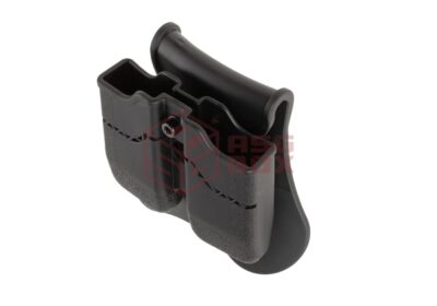 Amomax Double Mag Pouch für WE / KJW / KWA / TM 1911 Black - obrazek 3