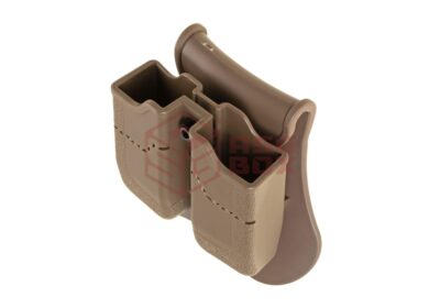 Amomax Double Mag Pouch für Px4 / P30 / USP / USP Compact Dark Earth - obrazek 3