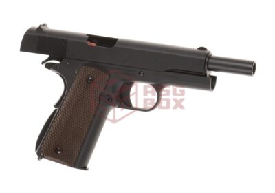 AW Custom Colt M1911 Full Metal GBB Black - obrazek 3