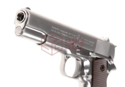 WE Colt M1911 Full Metal GBB Silver - obrazek 4