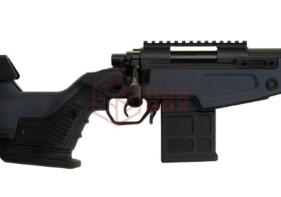 Action Army AAC T10 Short Bolt Action Sniper Rifle Grey - obrazek 3