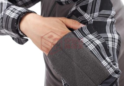 Invader Gear Flannel Combat Shirt Black S - obrazek 5