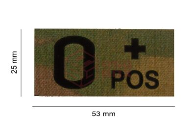 Clawgear 0 Pos IR Patch Multicam - obrazek 4