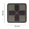 JTG Red Cross Rubber Patch 40mm Ranger Green OD-TM-10864120200 27838 asgbox.pl
