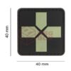 JTG Red Cross Rubber Patch 40mm Glow OD-TM-10864160100 27840 asgbox.pl
