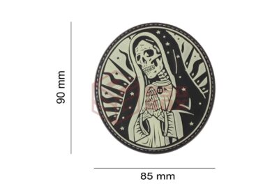 JTG Santa Muerte Rubber Patch Glow - obrazek 5