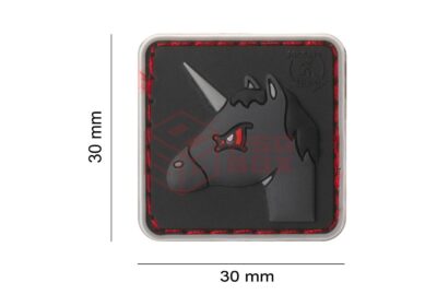 JTG Angry Unicorn Rubber Patch Multicolor - obrazek 3