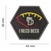 JTG I need Beer Rubber Patch Red OD-TM-10864703500 27850 asgbox.pl
