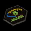JTG I need Beer Rubber Patch Blue OD-TM-10864770000 27851 asgbox.pl