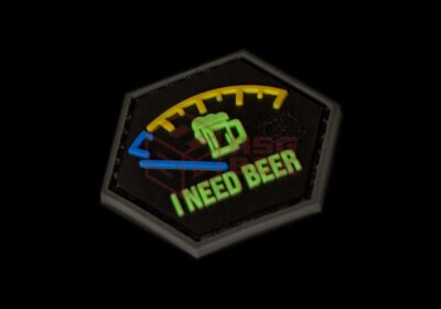 JTG I need Beer Rubber Patch Blue - obrazek 4