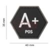 JTG Bloodgroup Hexagon Rubber Patch A Pos SWAT OD-TM-10864851700 27852 asgbox.pl