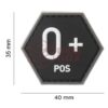 JTG Bloodgroup Hexagon Rubber Patch 0 Pos SWAT OD-TM-10865051700 27854 asgbox.pl