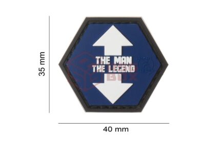 JTG The Man The Legend Rubber Patch Multicolor - obrazek 4