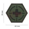 JTG Tactical Medic Rubber Patch Forest OD-TM-10865721400 27862 asgbox.pl
