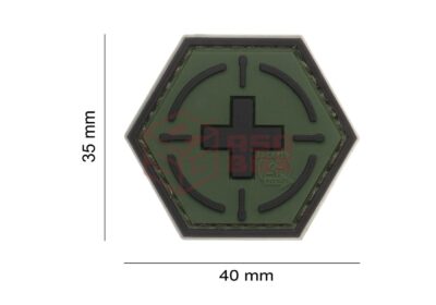 JTG Tactical Medic Rubber Patch Forest - obrazek 4