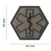 JTG Paramedic Hexagon Rubber Patch Ranger Green OD-TM-10866220200 27873 asgbox.pl