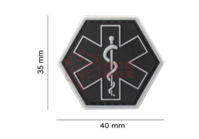 JTG Paramedic Hexagon Rubber Patch SWAT - obrazek 4