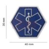 JTG Paramedic Hexagon Rubber Patch Blue OD-TM-10866270000 27871 asgbox.pl
