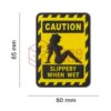 JTG Slippery when Wet Rubber Patch Multicolor OD-TM-10866350000 27874 asgbox.pl