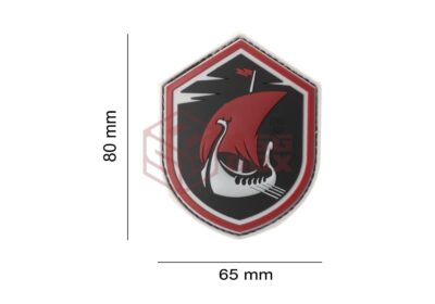 JTG Viking Dragonboat Rubber Patch Multicolor - obrazek 3