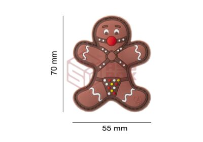 JTG Gingerbread Rubber Patch Multicolor - obrazek 3