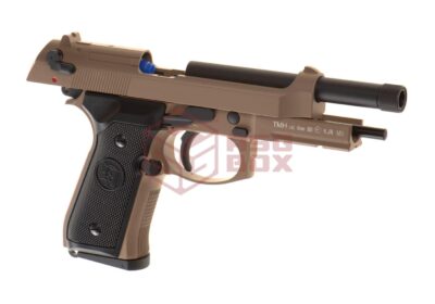 KJ Works M9 A1 TBC Full Metal GBB Tan - obrazek 3