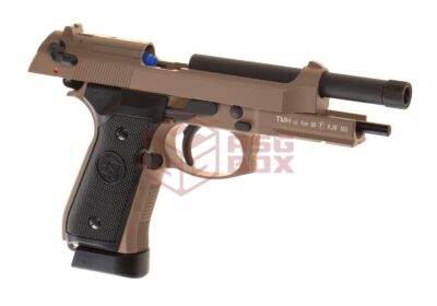 KJ Works M9 A1 TBC Full Metal Co2 Tan - obrazek 3