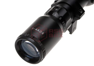 Aim-O 1-4x24 Tactical Scope Black - obrazek 6