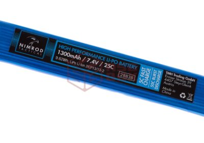 Nimrod Lipo 7.4V 1300mAh 25C Twin Type Black - obrazek 3