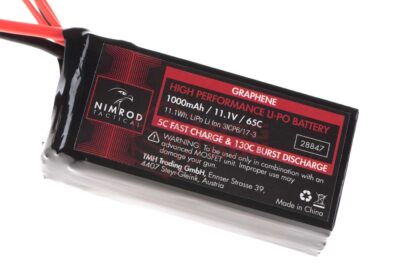 Nimrod Lipo 11.1V 1000mAh 65C Graphene PEQ Type T-Plug - obrazek 3
