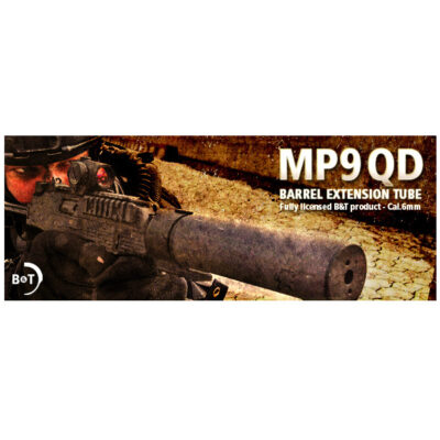 Alternative view of ASG B a T MP9 QD Suppressor for KSC / ASG MP9 - Black