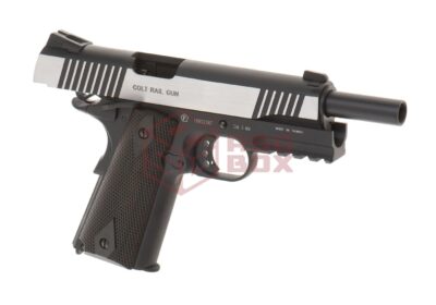 Colt 1911 Rail Co2 Dual Tone - obrazek 3