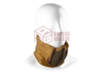 Invader Gear Mk.III Steel Half Face Mask Tan - obrazek 3