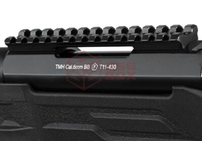 Action Army AAC T11 Bolt Action Sniper Rifle Black - obrazek 4