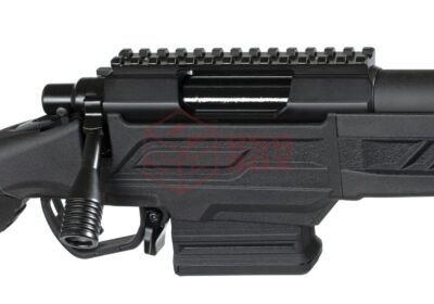 Action Army AAC T11 Short Bolt Action Sniper Rifle Black - obrazek 3