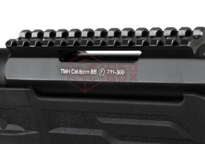 Action Army AAC T11 Short Bolt Action Sniper Rifle Black - obrazek 4