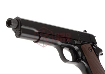 KJ Works M1911 TBC Full Metal GBB Black - obrazek 4