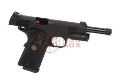 KJ Works M1911 MEU TBC Full Metal GBB Black - obrazek 3